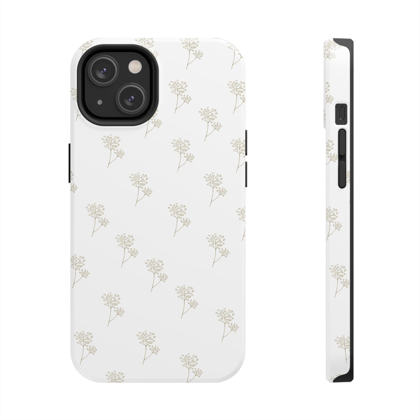 Floral Tough Phone Case - Durable Protection for Nature Lovers