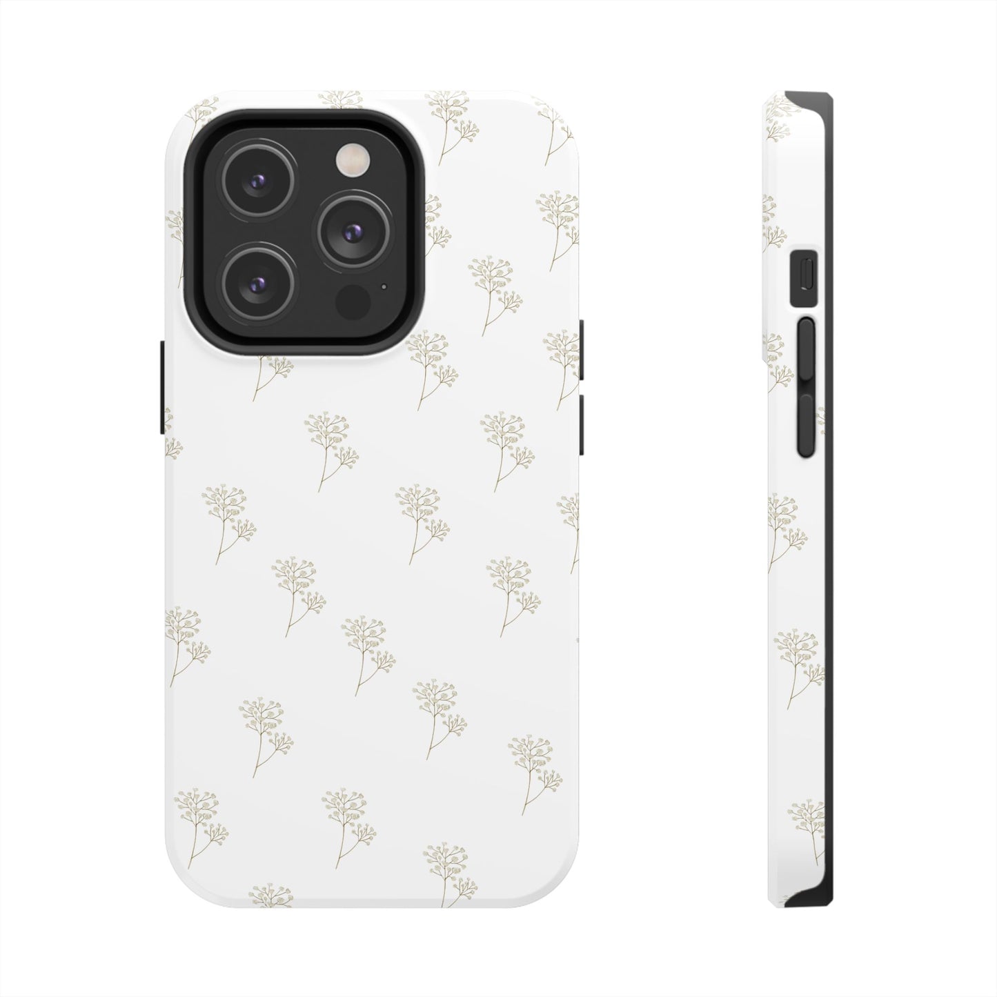 Floral Tough Phone Case - Durable Protection for Nature Lovers