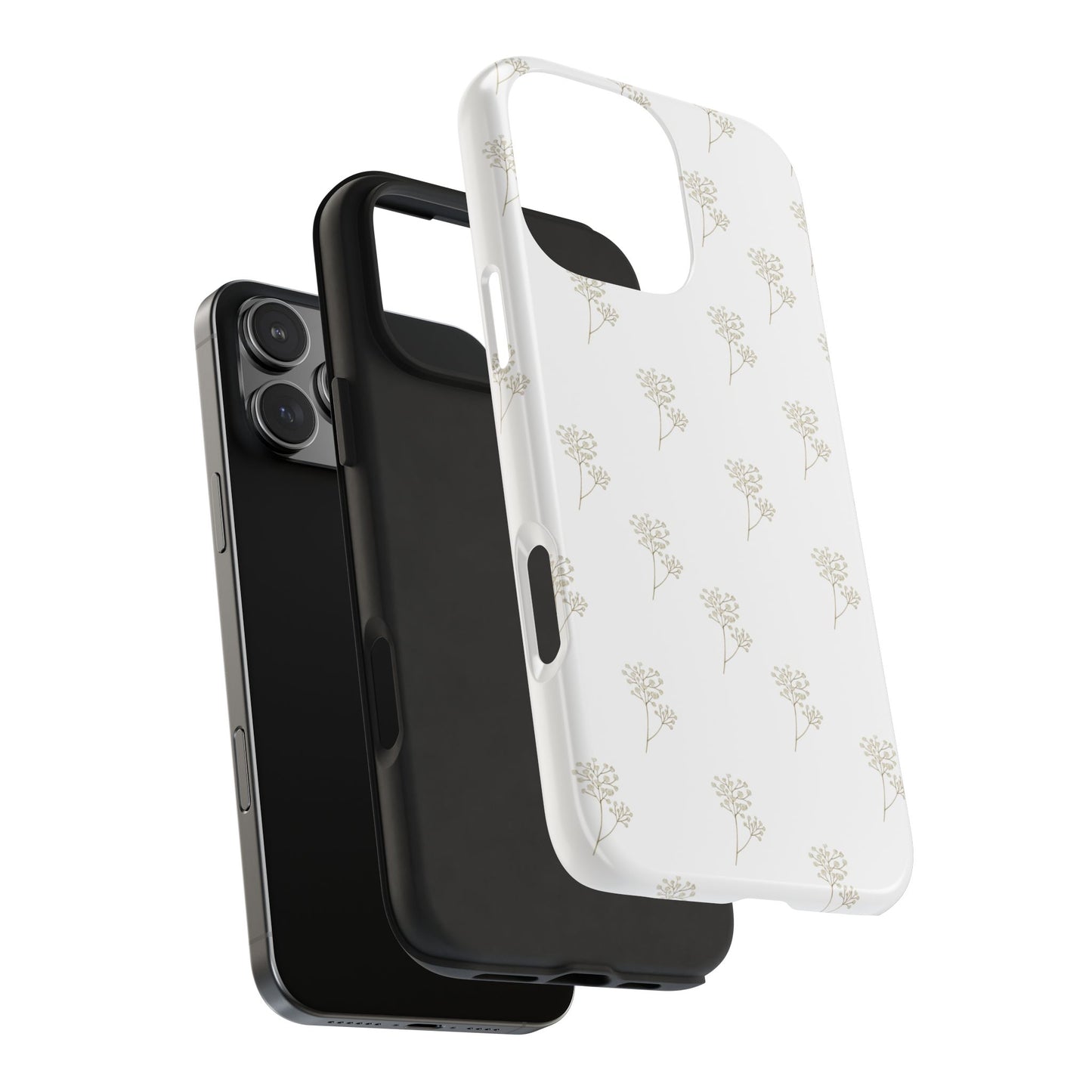 Floral Tough Phone Case - Durable Protection for Nature Lovers