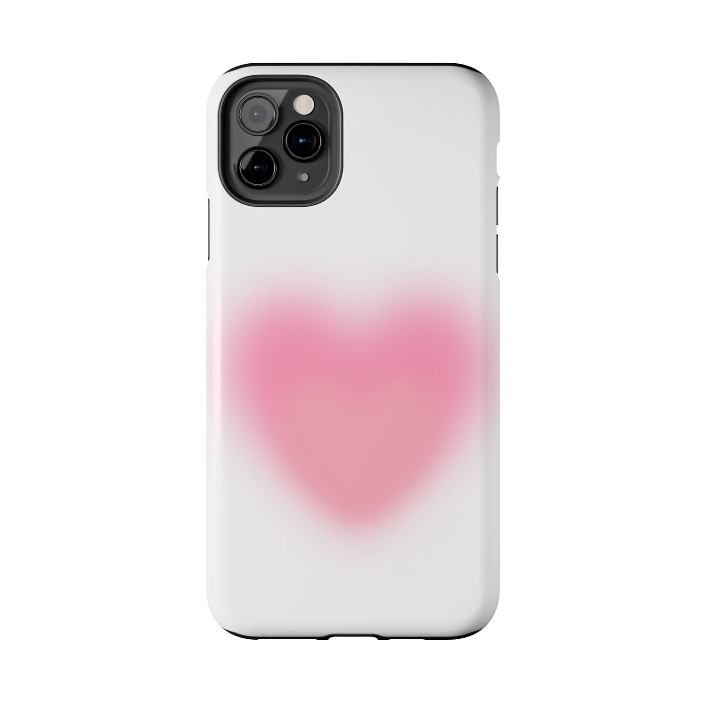 Cute Heart Design Tough Phone Case - Durable Protection for Your Phone