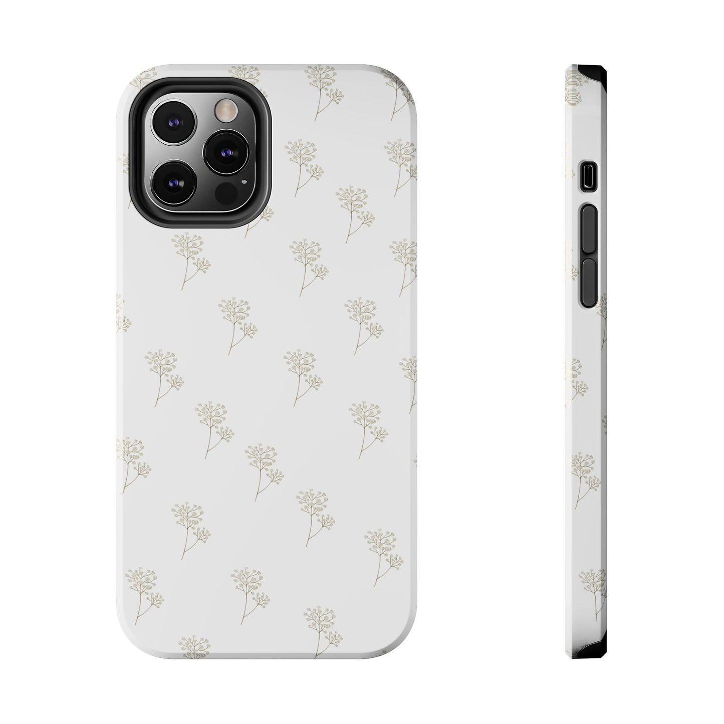 Floral Tough Phone Case - Durable Protection for Nature Lovers