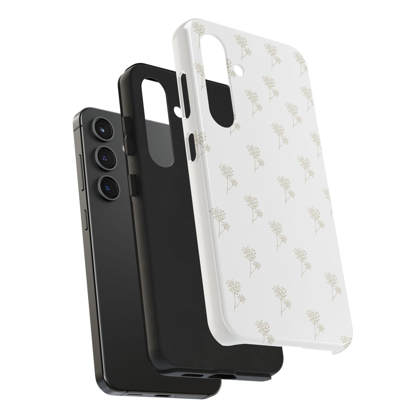 Floral Tough Phone Case - Durable Protection for Nature Lovers