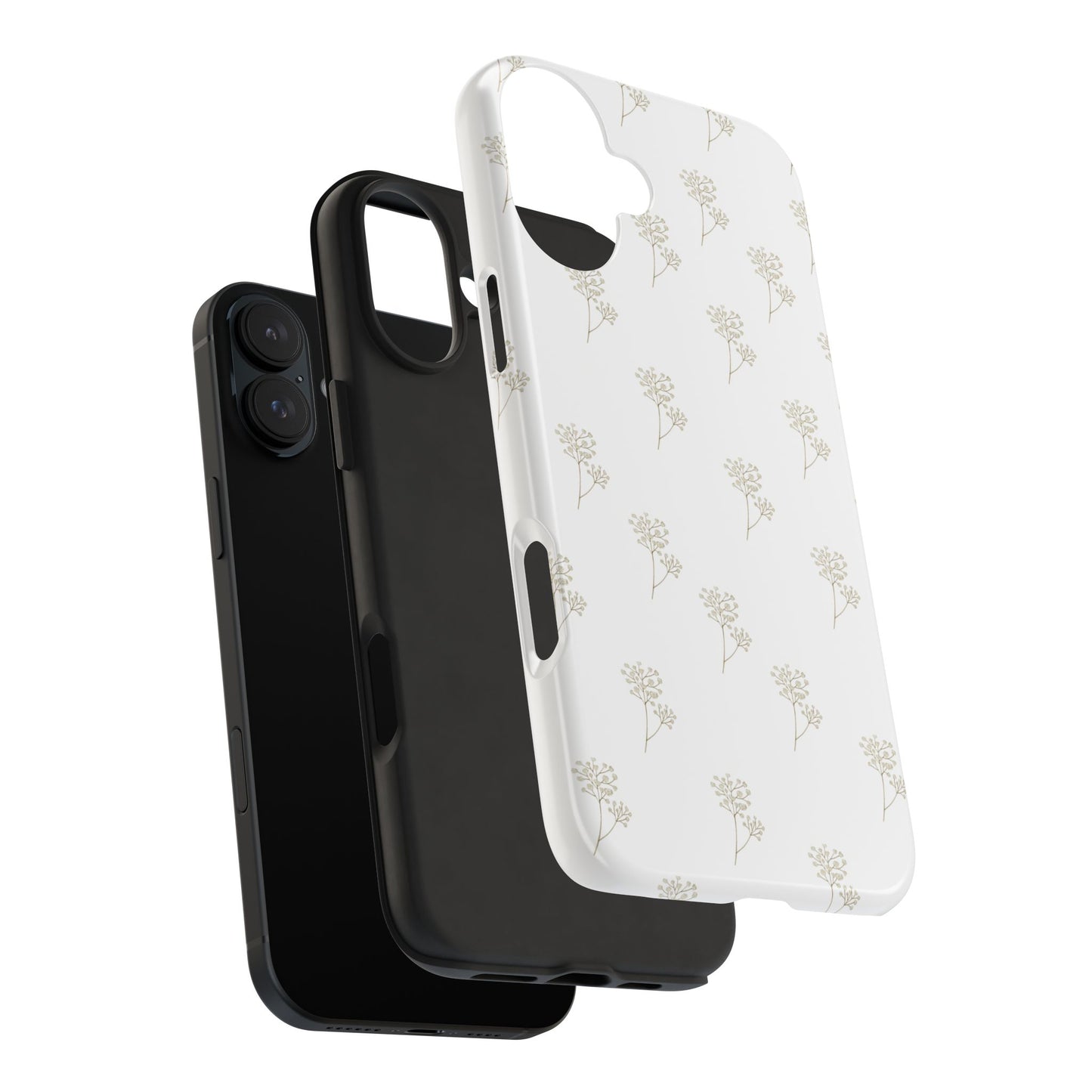 Floral Tough Phone Case - Durable Protection for Nature Lovers