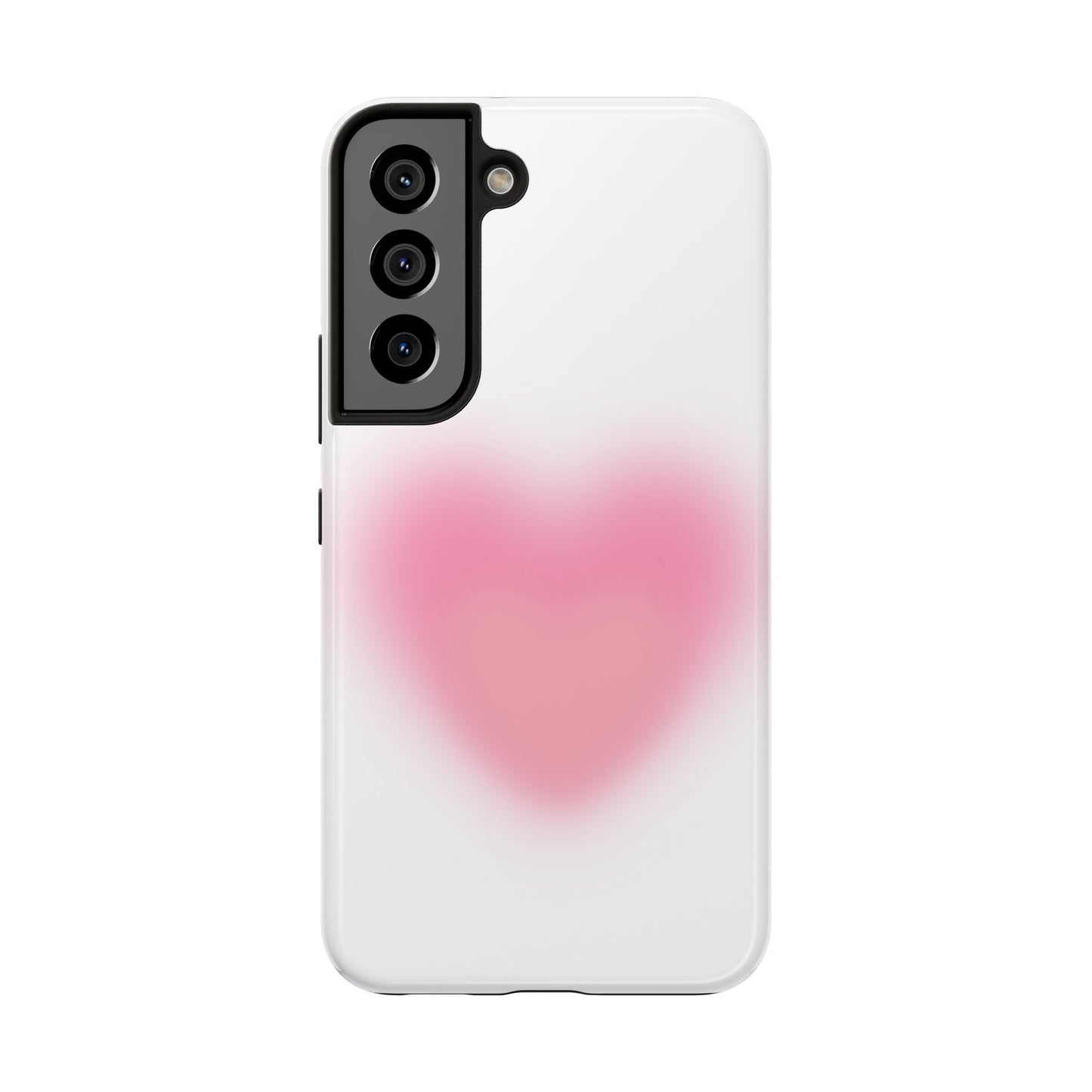 Cute Heart Design Tough Phone Case - Durable Protection for Your Phone