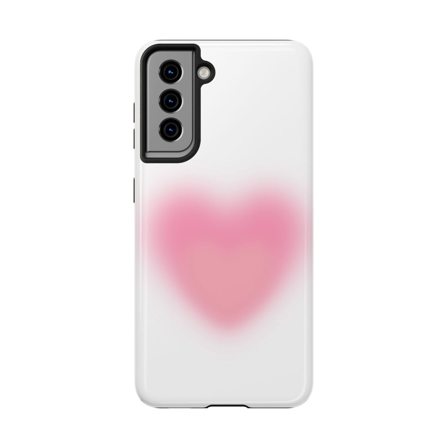 Cute Heart Design Tough Phone Case - Durable Protection for Your Phone