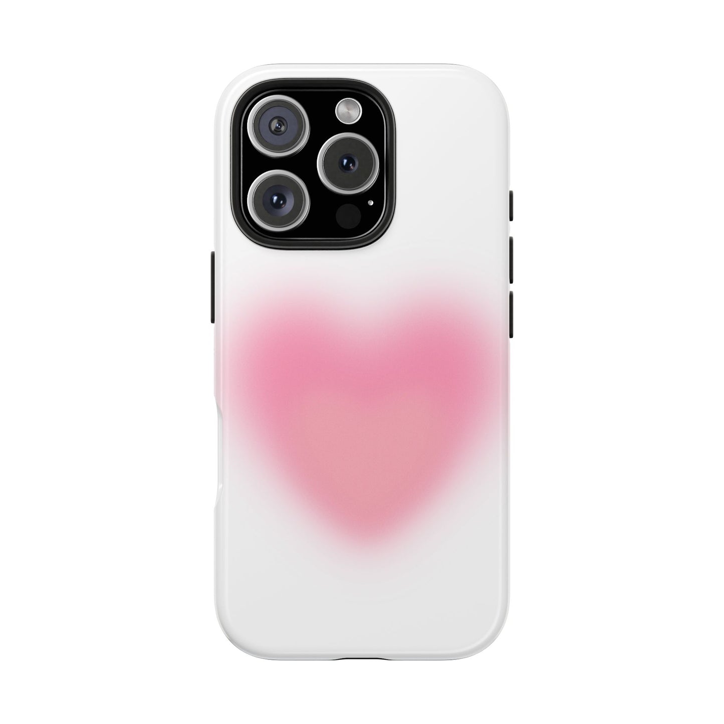 Cute Heart Design Tough Phone Case - Durable Protection for Your Phone