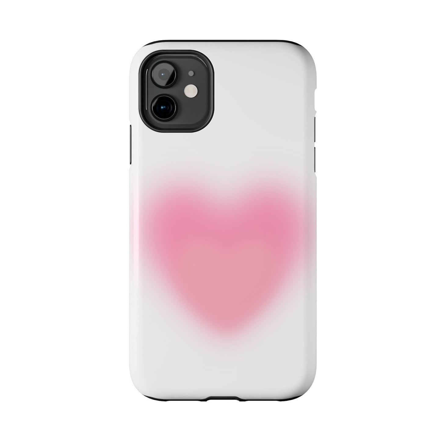 Cute Heart Design Tough Phone Case - Durable Protection for Your Phone