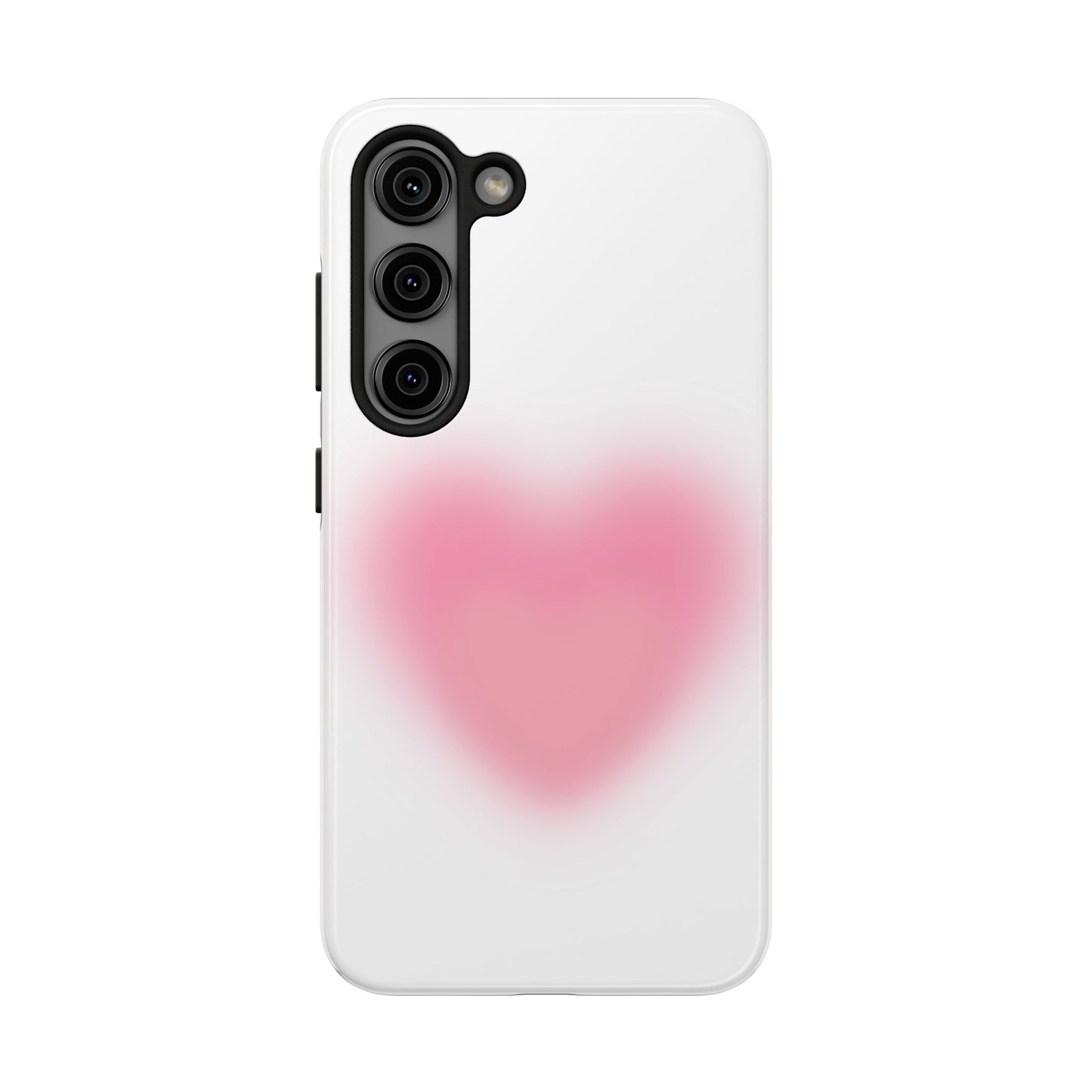 Cute Heart Design Tough Phone Case - Durable Protection for Your Phone