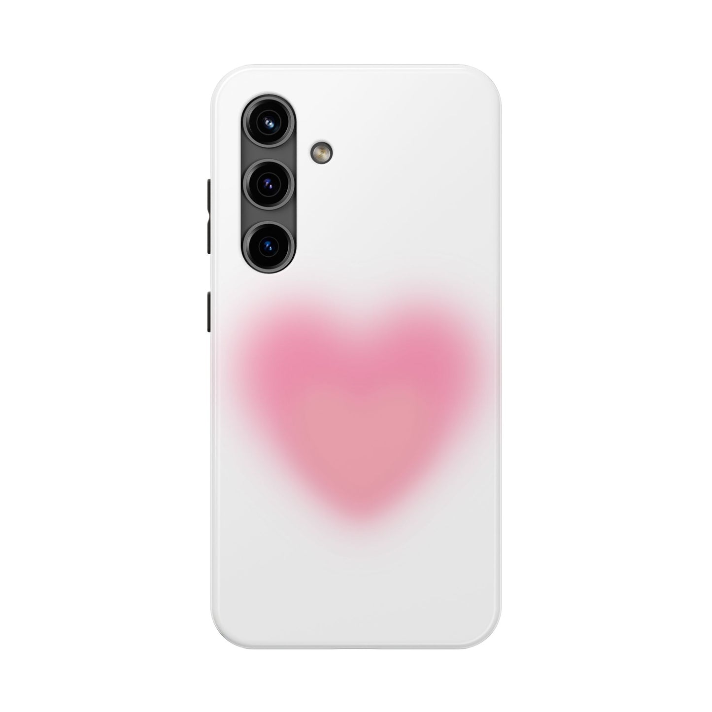 Cute Heart Design Tough Phone Case - Durable Protection for Your Phone