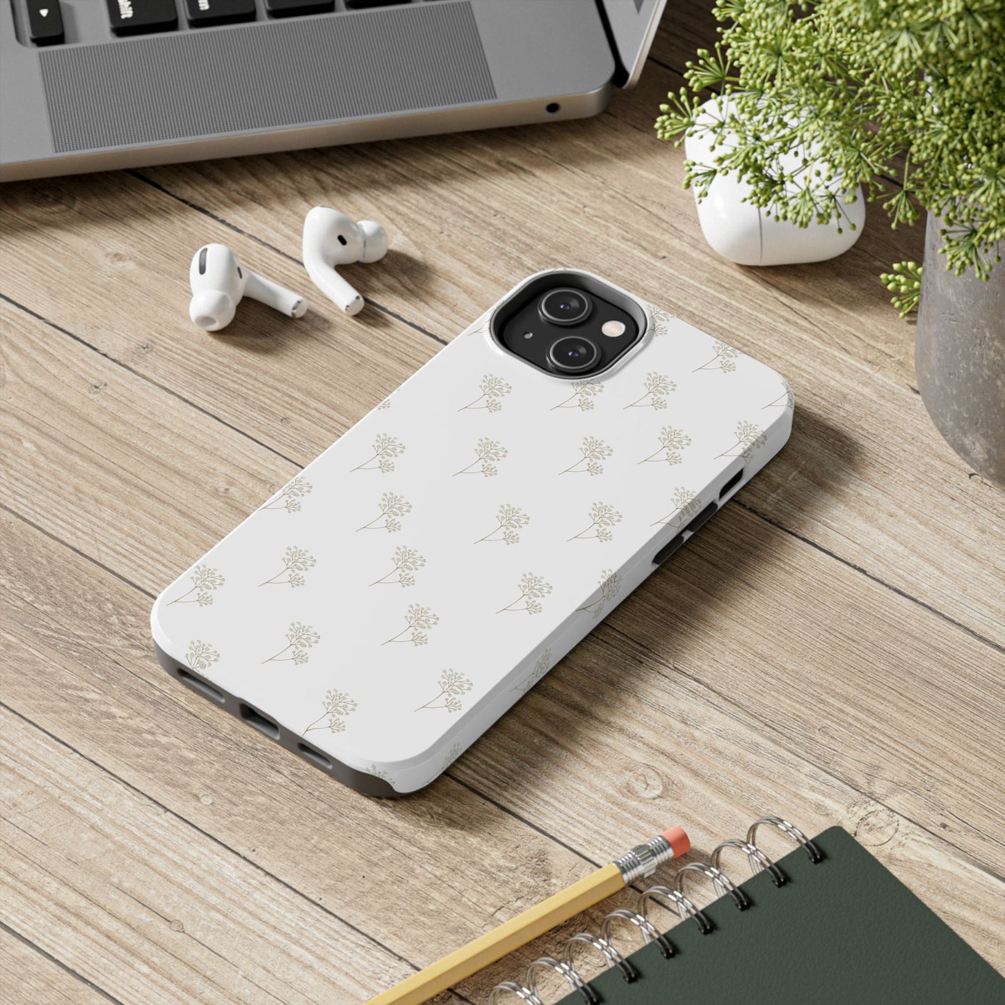 Floral Tough Phone Case - Durable Protection for Nature Lovers