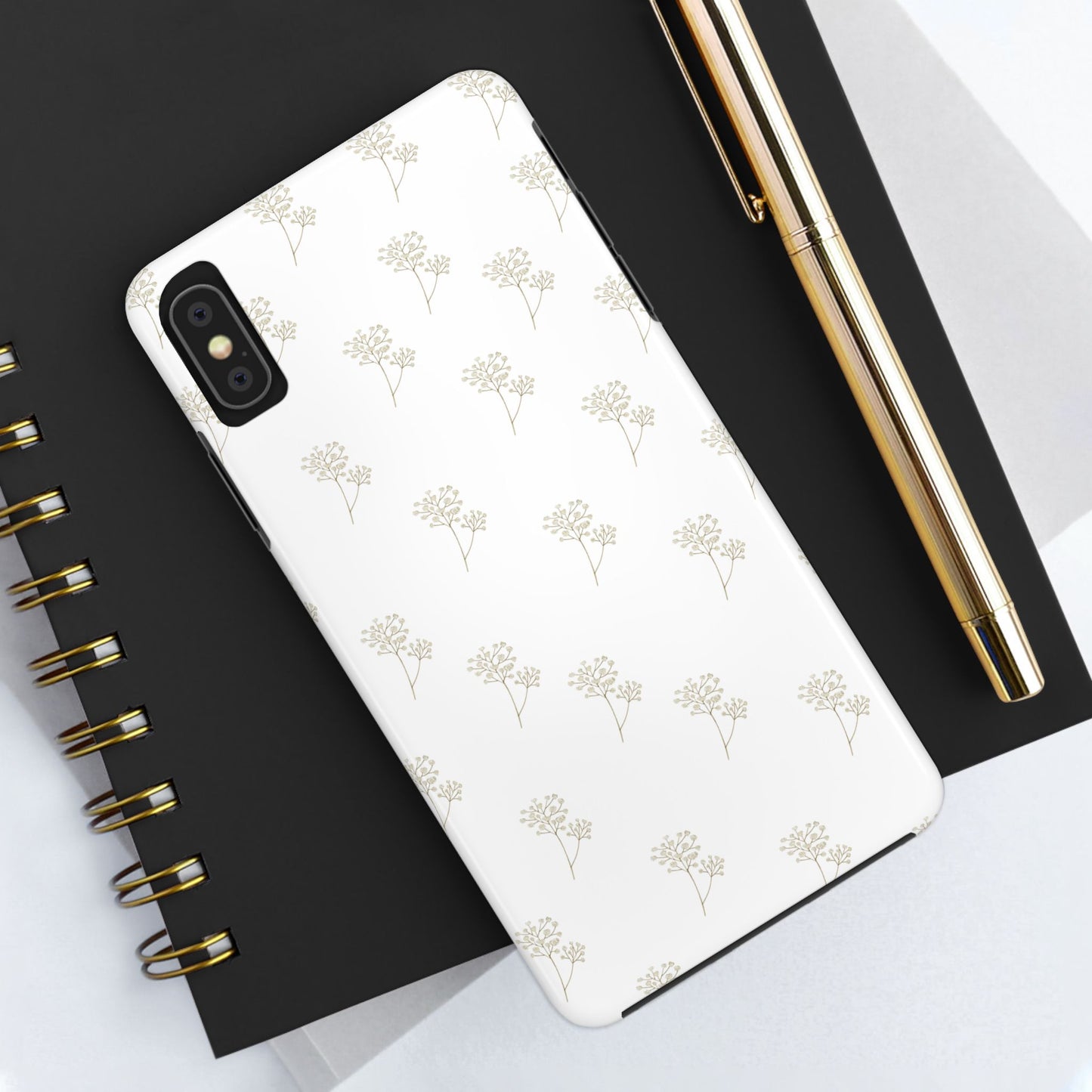 Floral Tough Phone Case - Durable Protection for Nature Lovers