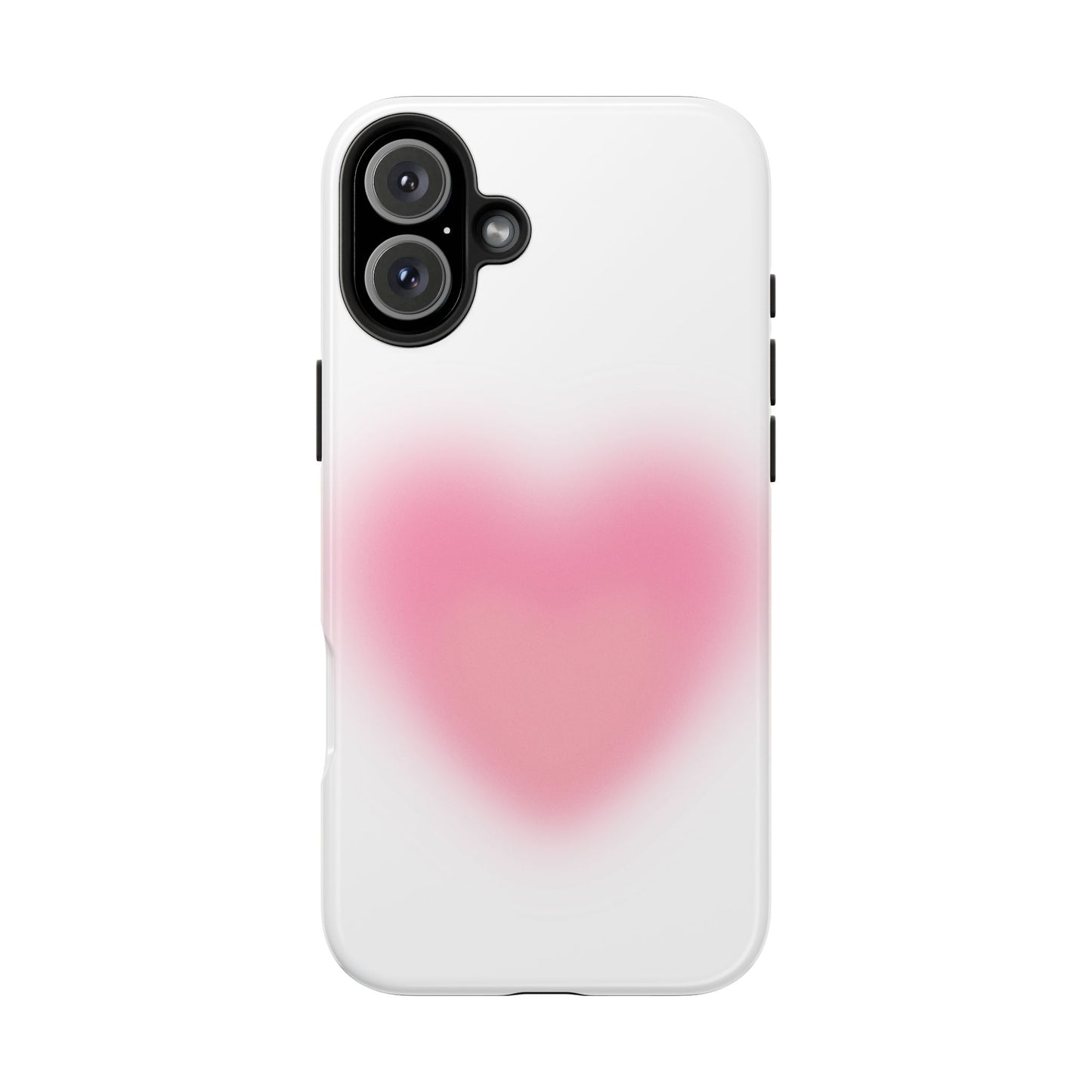 Cute Heart Design Tough Phone Case - Durable Protection for Your Phone