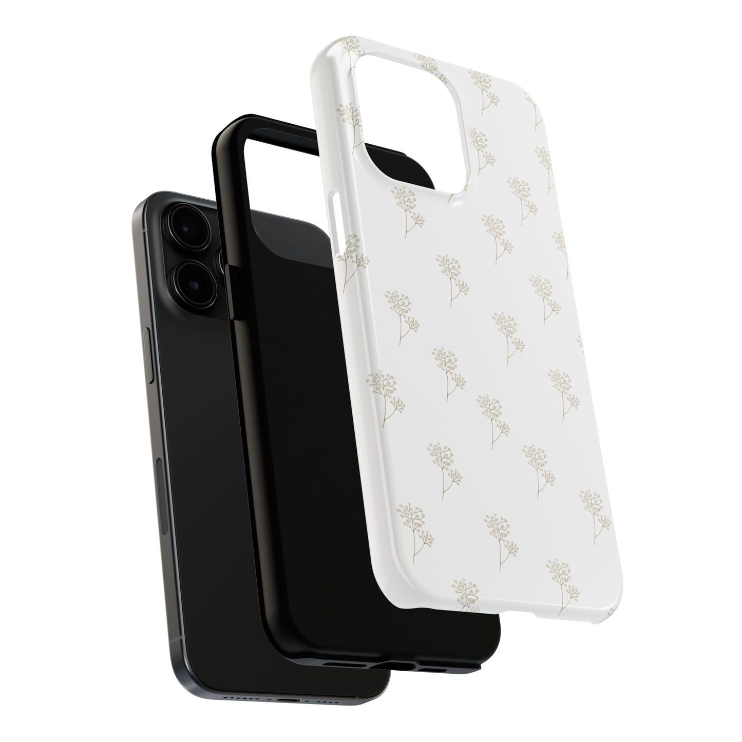 Floral Tough Phone Case - Durable Protection for Nature Lovers