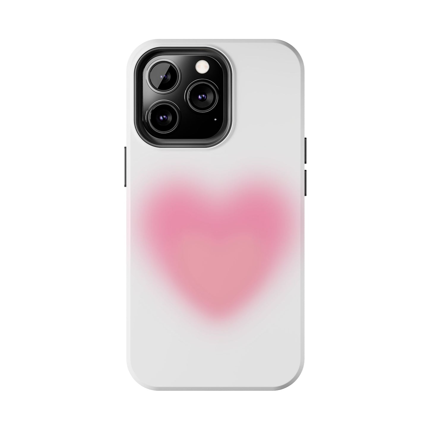 Cute Heart Design Tough Phone Case - Durable Protection for Your Phone