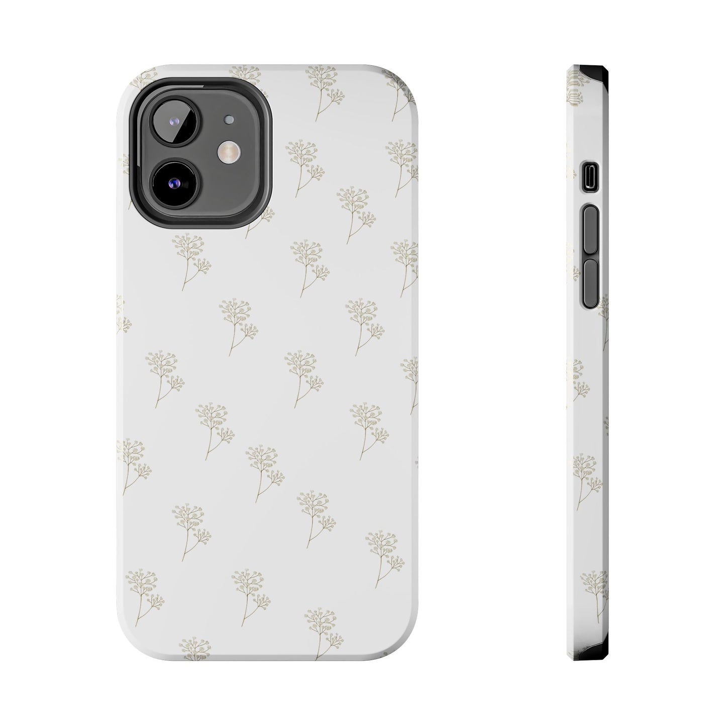 Floral Tough Phone Case - Durable Protection for Nature Lovers