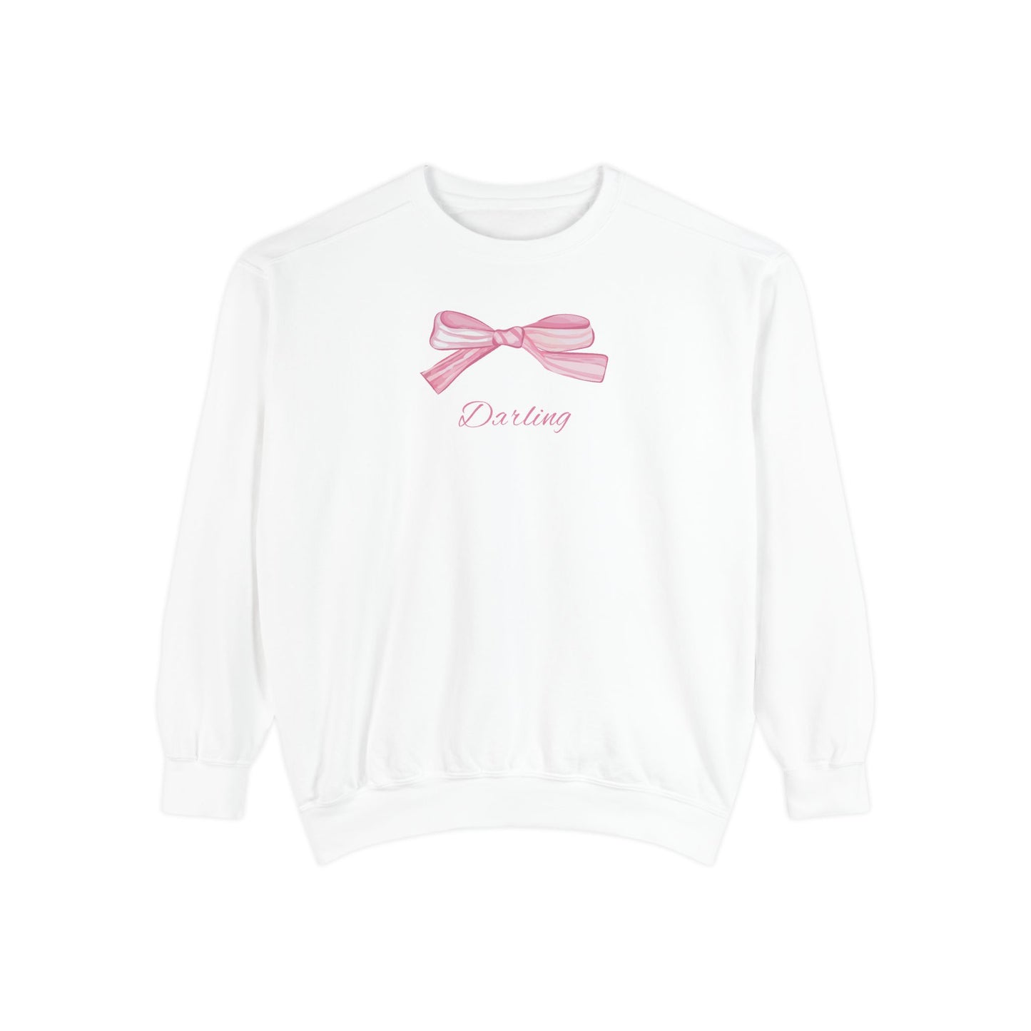 Darling Bow Graphic Unisex Sweatshirt - Cozy & Stylish Streetwear