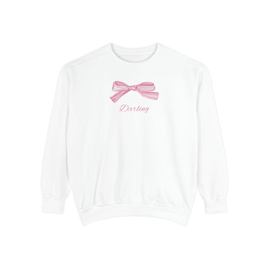 Darling Bow Graphic Unisex Sweatshirt - Cozy & Stylish Streetwear