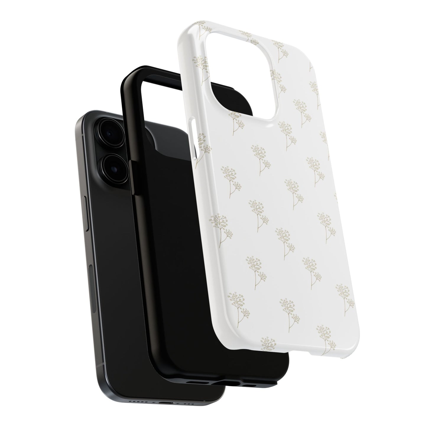 Floral Tough Phone Case - Durable Protection for Nature Lovers