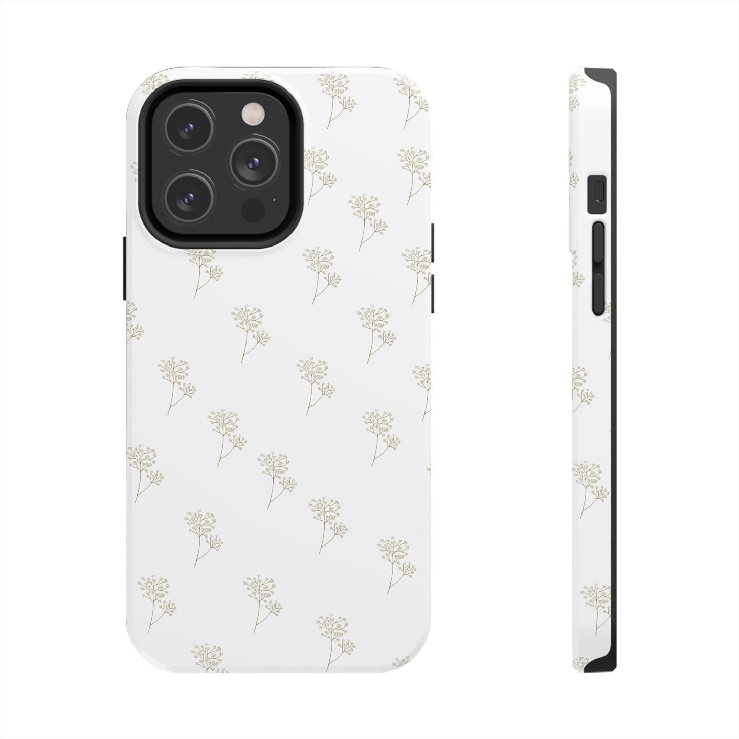 Floral Tough Phone Case - Durable Protection for Nature Lovers