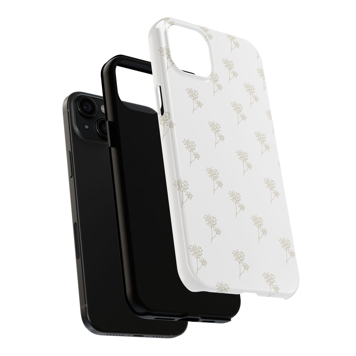 Floral Tough Phone Case - Durable Protection for Nature Lovers