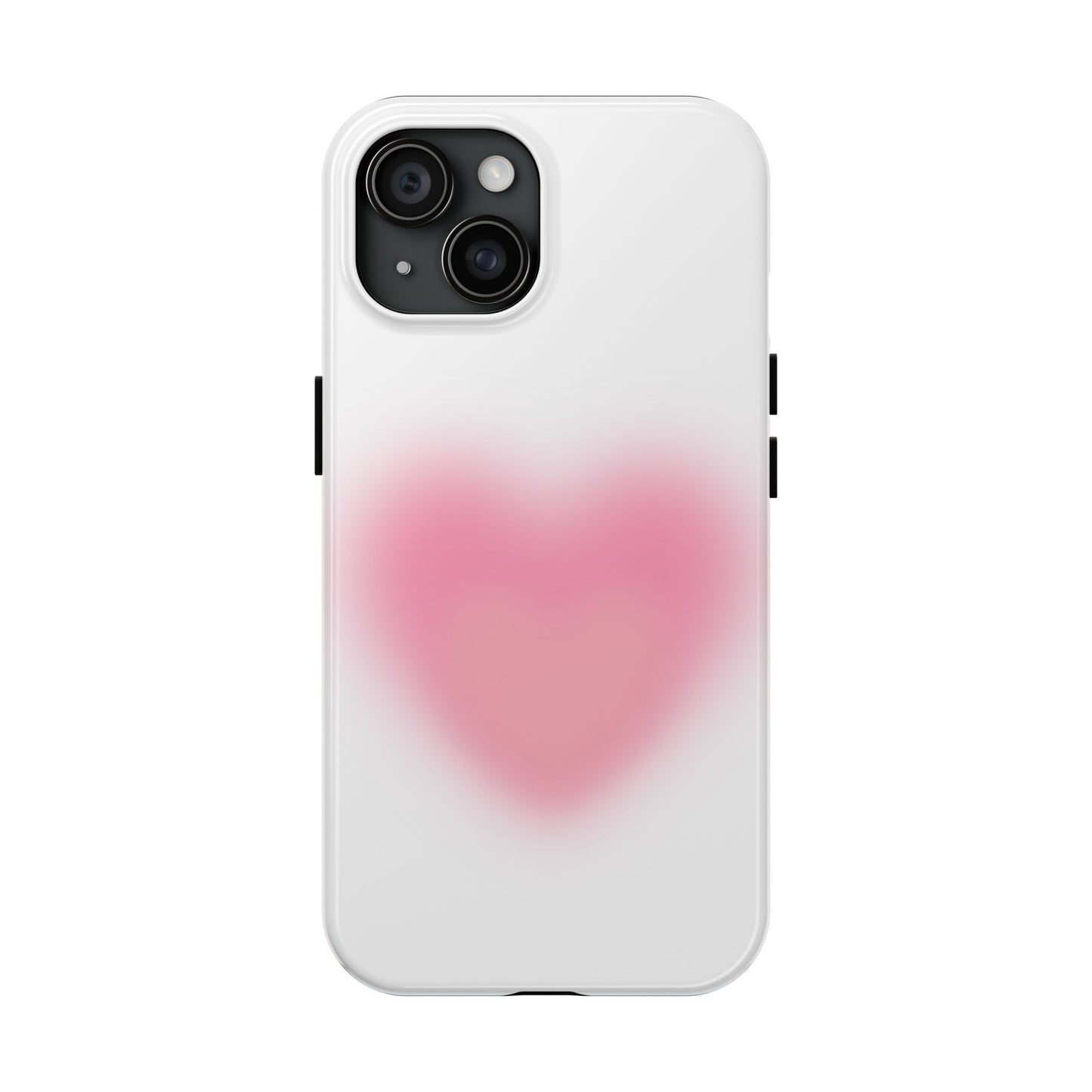 Cute Heart Design Tough Phone Case - Durable Protection for Your Phone