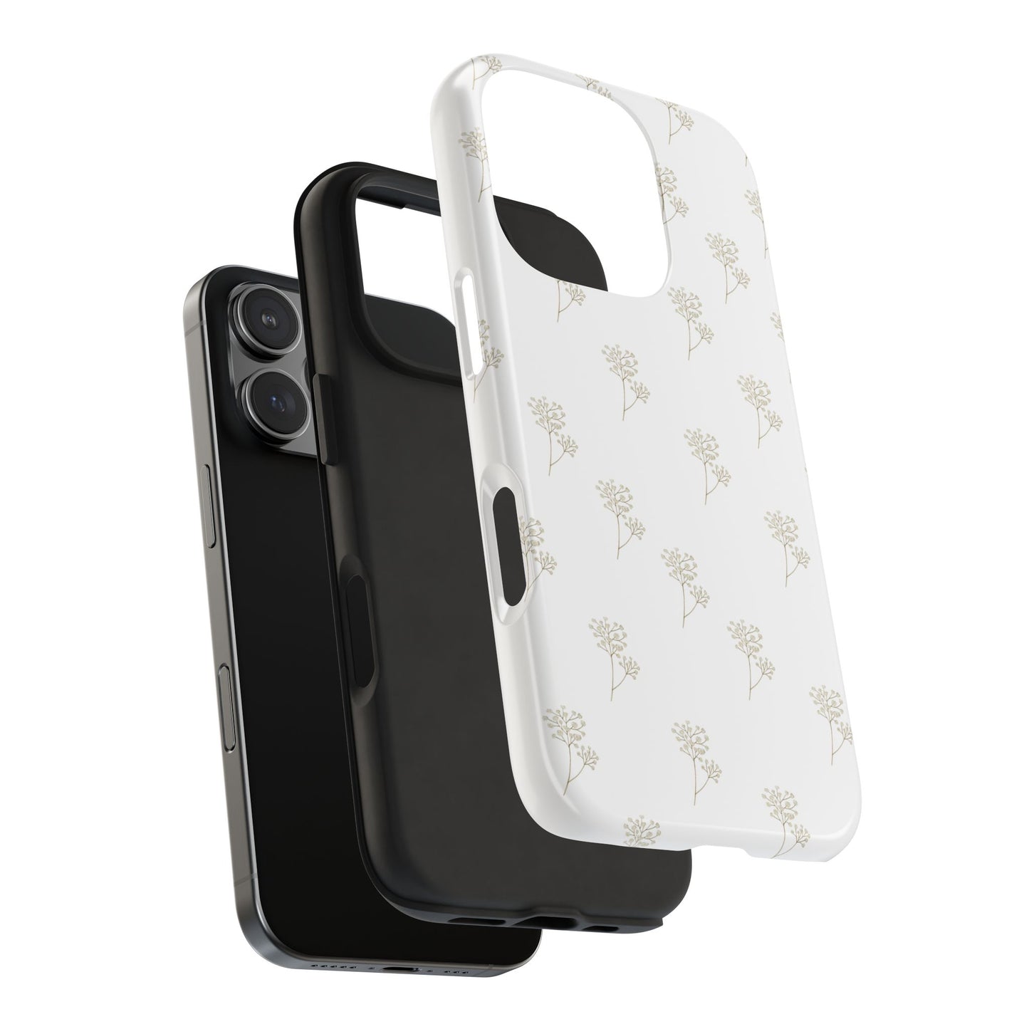 Floral Tough Phone Case - Durable Protection for Nature Lovers