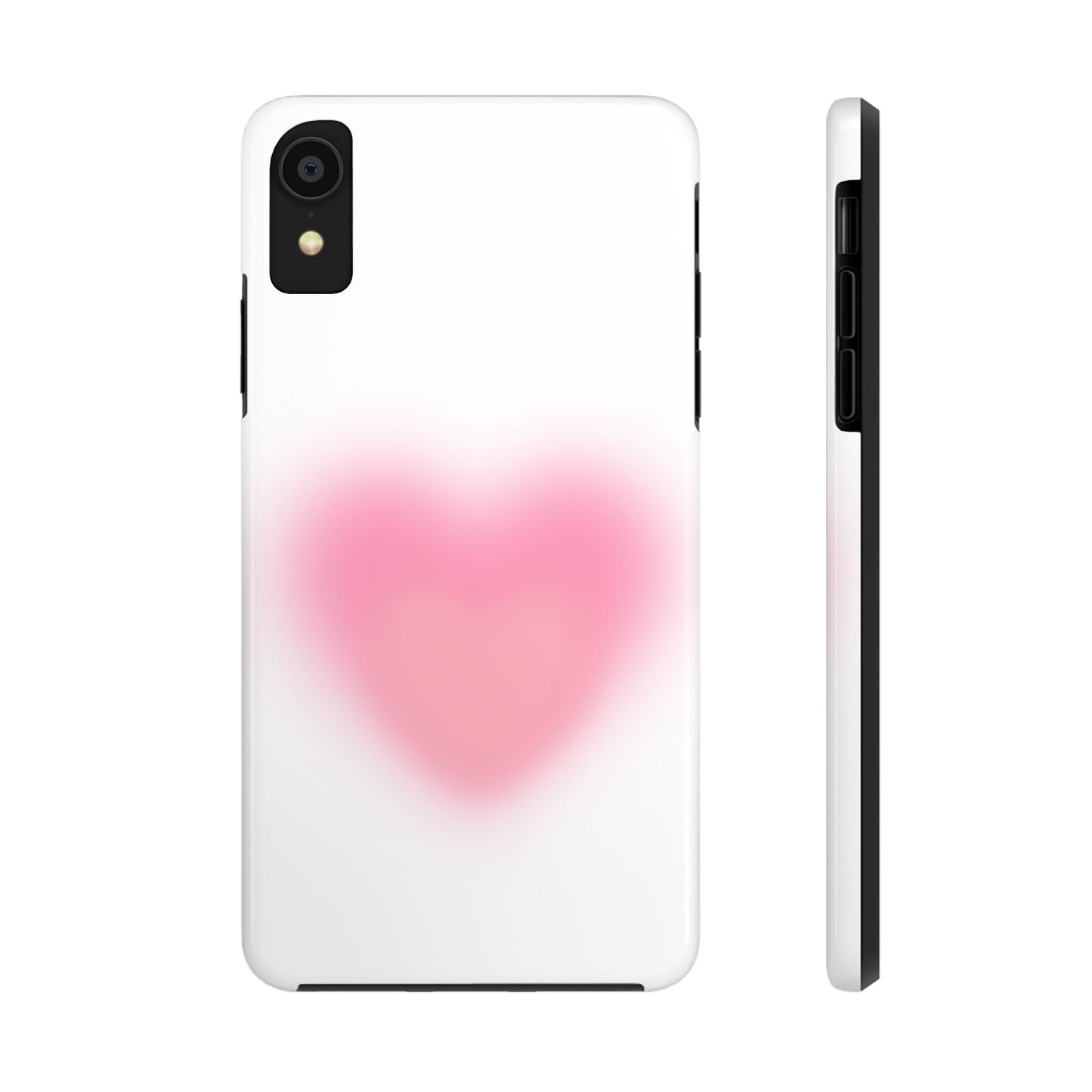 Cute Heart Design Tough Phone Case - Durable Protection for Your Phone