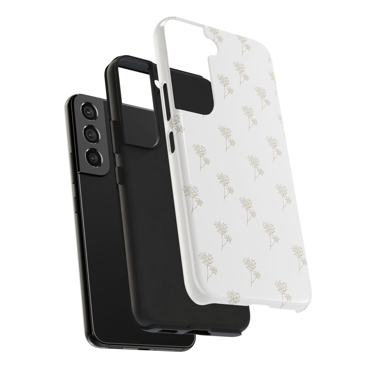 Floral Tough Phone Case - Durable Protection for Nature Lovers