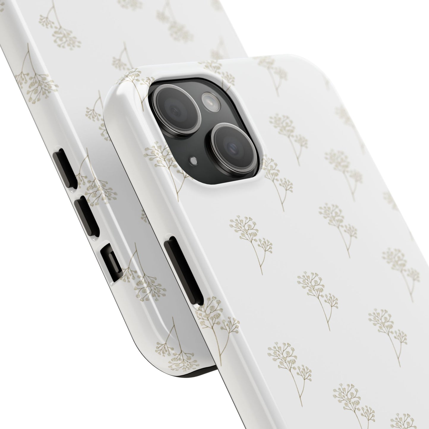 Floral Tough Phone Case - Durable Protection for Nature Lovers