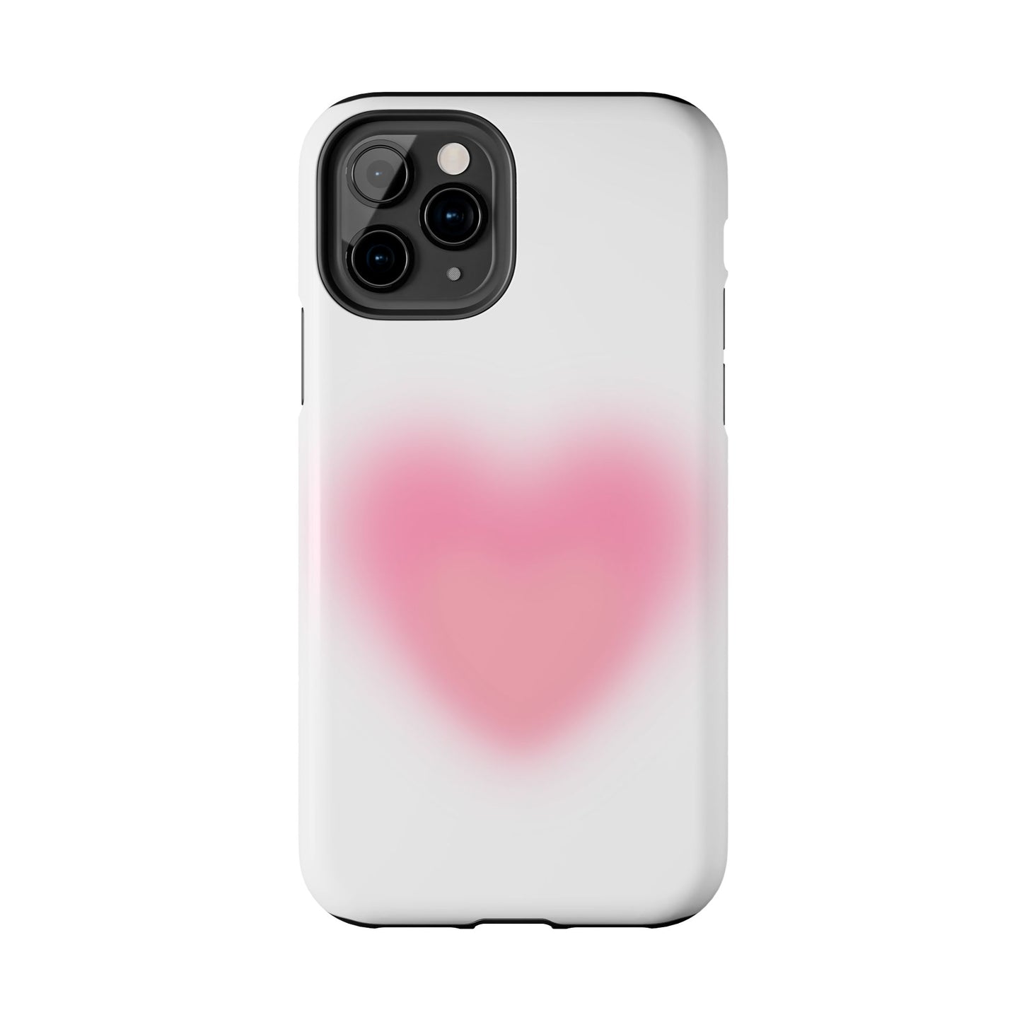 Cute Heart Design Tough Phone Case - Durable Protection for Your Phone