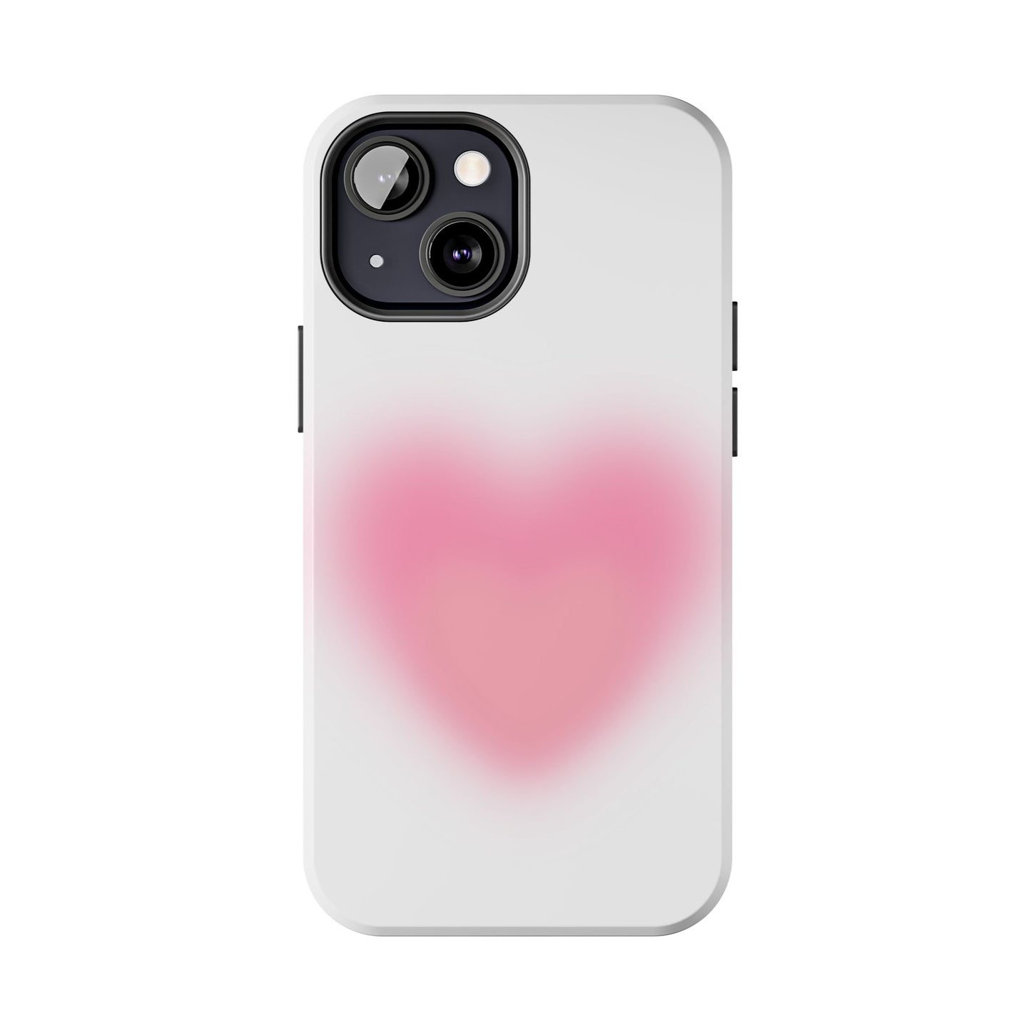 Cute Heart Design Tough Phone Case - Durable Protection for Your Phone