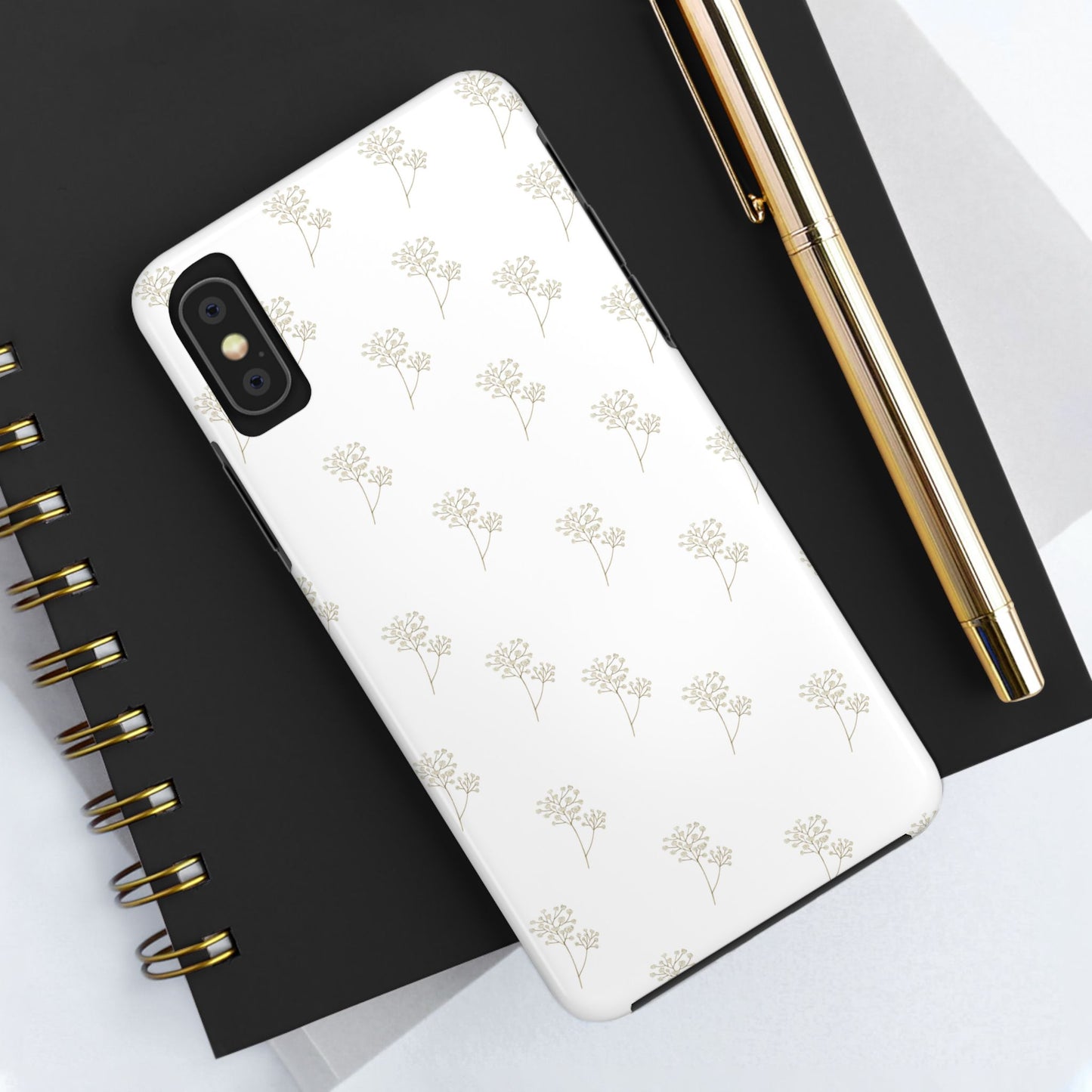 Floral Tough Phone Case - Durable Protection for Nature Lovers