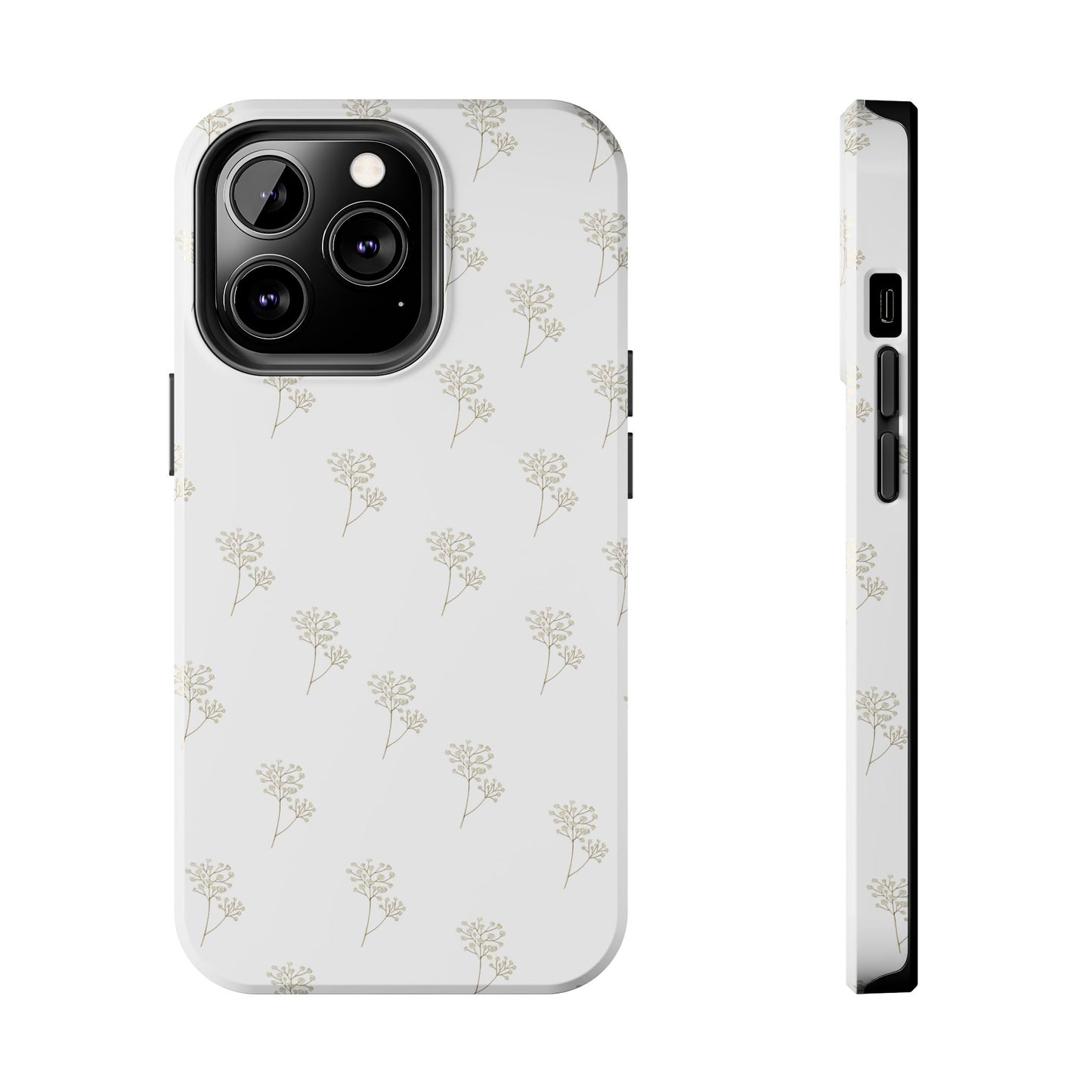 Floral Tough Phone Case - Durable Protection for Nature Lovers