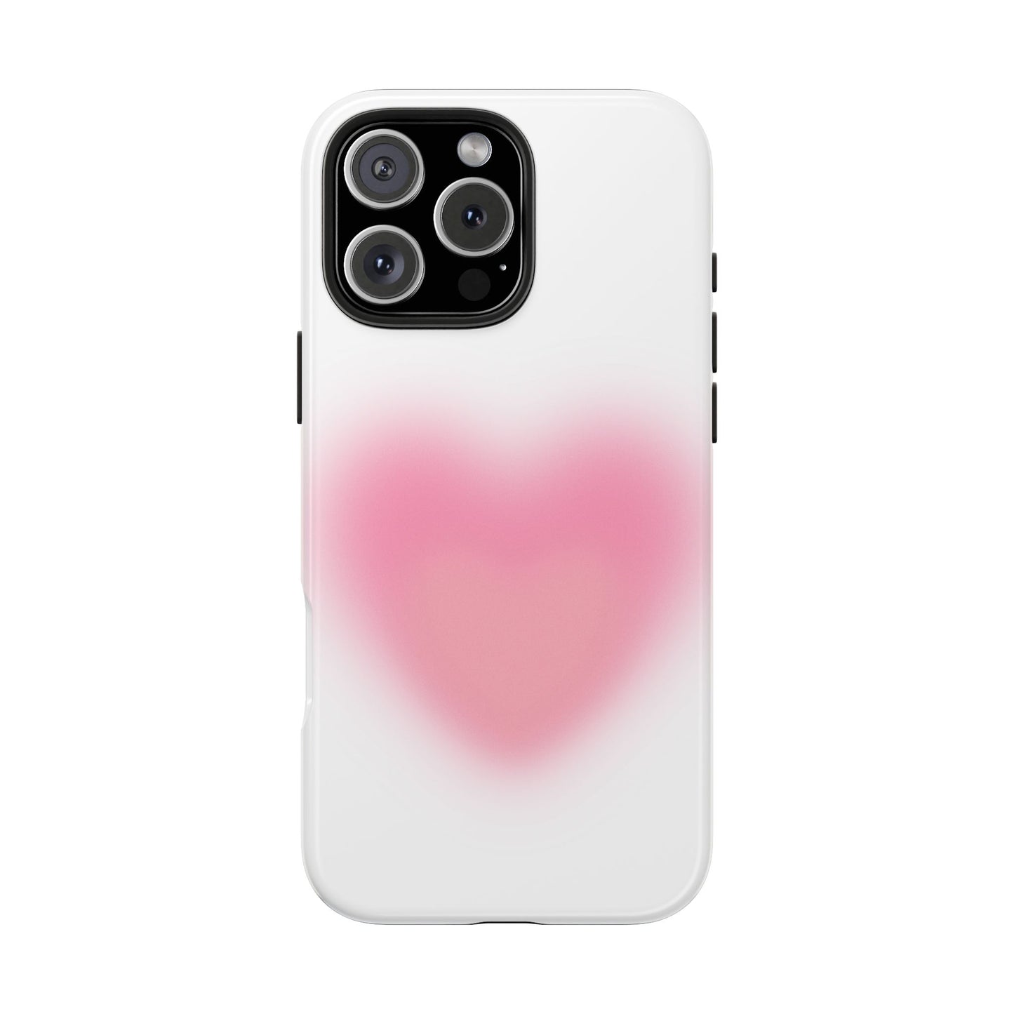 Cute Heart Design Tough Phone Case - Durable Protection for Your Phone